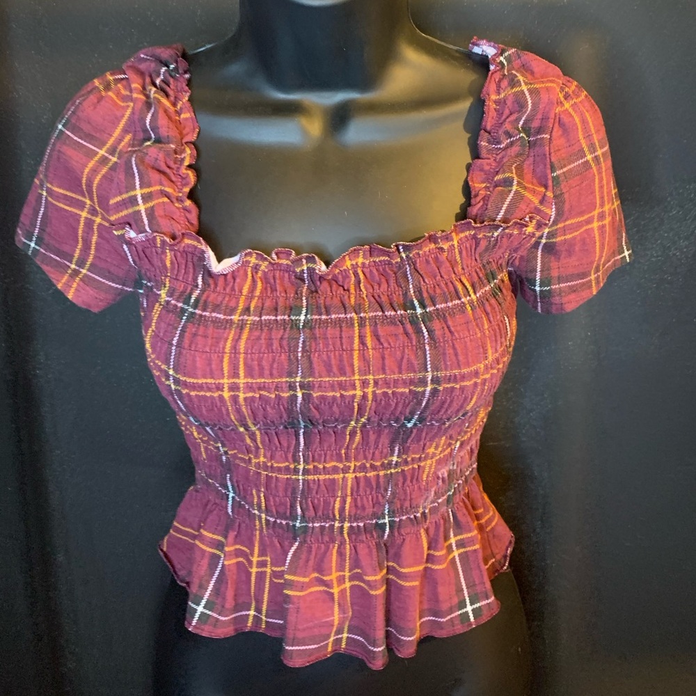 Plaid Top